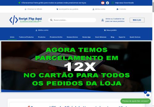 Loja de tecnologia Códigos fontes