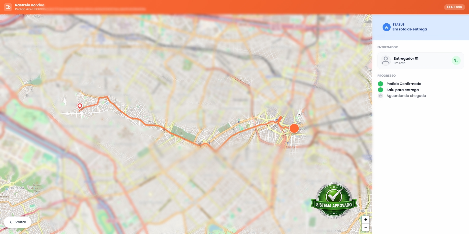 Sistema de Gestão de Entregas com Rastreamento em Tempo Real em PHP puro, PDO e Tailwind CSS